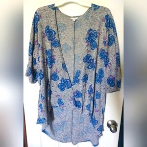Lularoe Lindsay Cardigan Floral Flowers